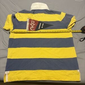 Polo by Ralph Lauren Yellow and Blue Striped Shirt